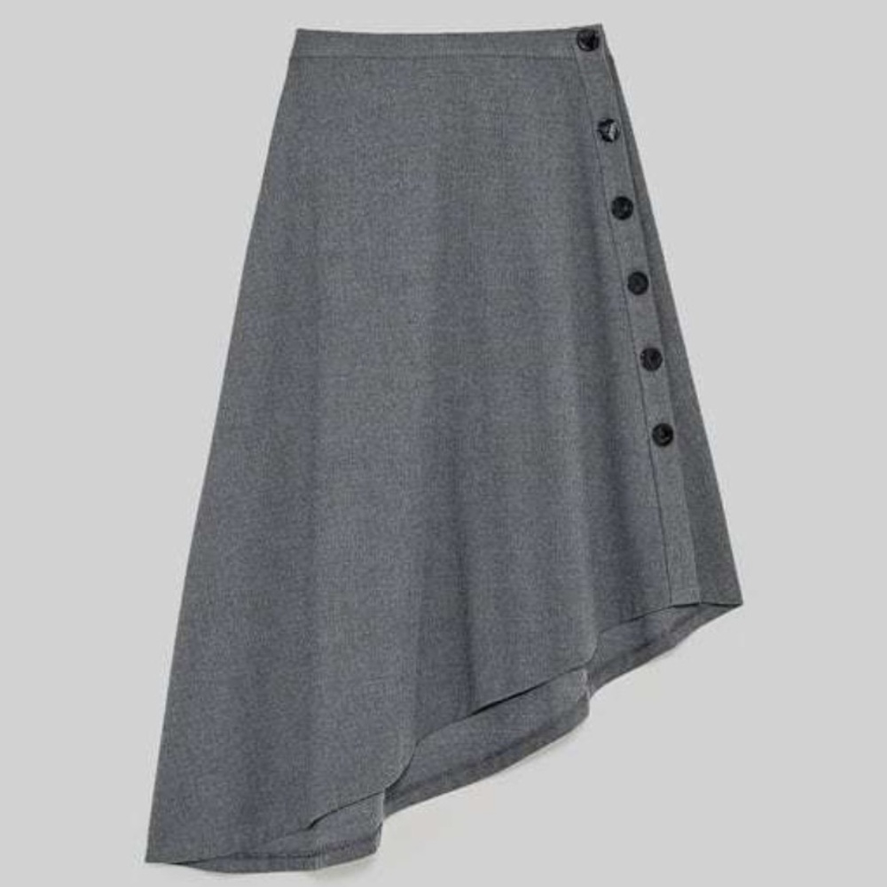 Zara Skirt with side buttons - worn 1 time only